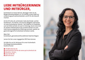 Meine Vorstellung als Bürgermeisterkandidatin